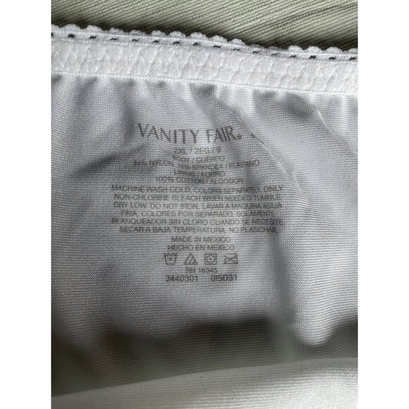 Vanity Fair Womens White Satin Brief Panties Size 7 - Picture 2 of 8